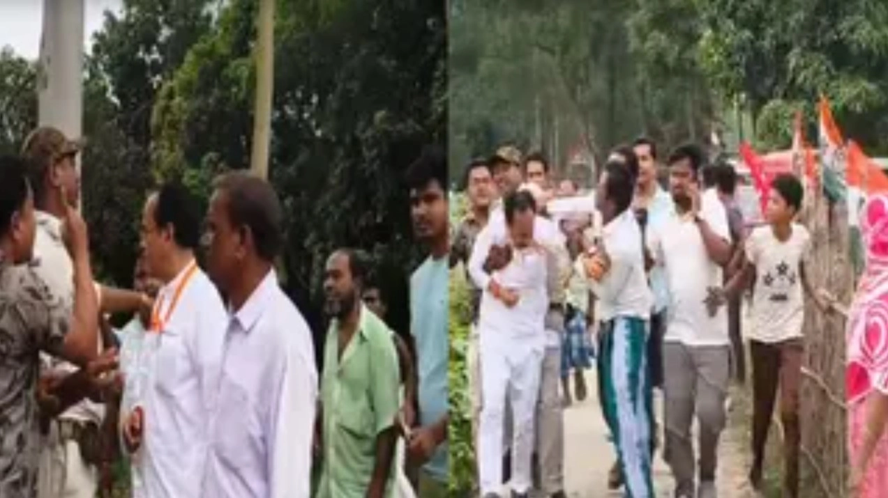 कुमारग्राम में BJP उम्मीदवार सुवेंदु सरकार पर हमला, TMC कार्यकर्ताओं ने पीछा कर पीटा